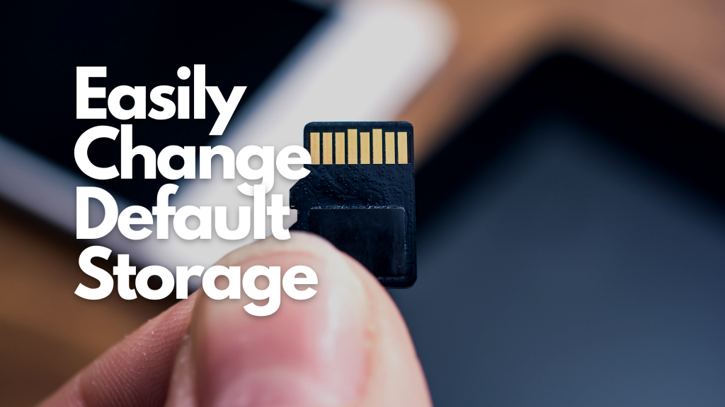 Easy Way Of Making Any SD Card Your Default Storage On Galaxy Tab A ...